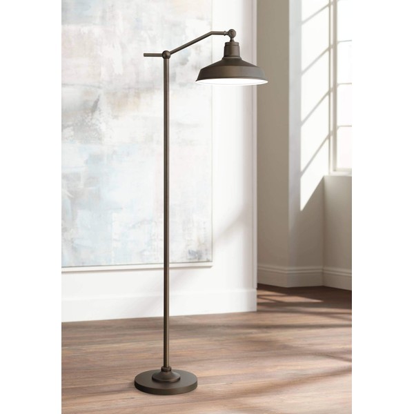 Kayne Modern Farmhouse Downbridge Style Task Floor Lamp 61" Tall