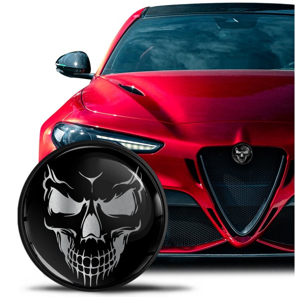 SkinoEu Compatible with Alfa Romeo Front Bonnet Badge Rear Boot