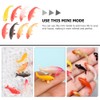 TOYANDONA 8 Mini Koi Fish Figures - Tiny Goldfish Models