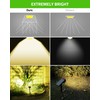 Biling Solar Spot Lights Outdoor, Bright 700 Lumen Solar Outdoor