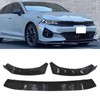 SHOWSEN 3PCS Glossy Black Front Bumper Lip Compatible with 2020-2025