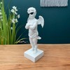 29cm Tall Too Cool Quirky Cherub Wearing Sunglasses Ornament (White)