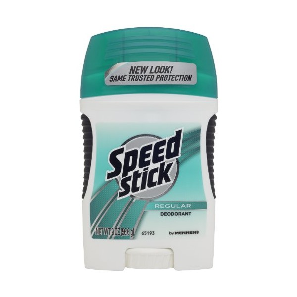 Speed Stick Deodorant, Regular Scent for Men, 2 oz (56.6 g)