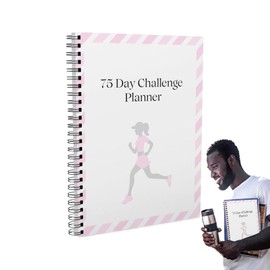 Planner Notebook,75-Day Appointment Organizer | Portable Motivational Goals Tracker for Habit Tracker Time Tracking Task Project Meal Diet Fitness Workout Student Teacher