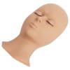 Lash Mannequin Head Soft Silicone Replaced Eyelids Mannequin Head for