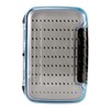 Dr.Fish Fly Fishing Box, Flies Storage Case Waterproof Silicone Double
