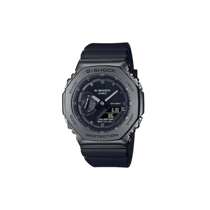 Casio Watch GM-2100BB-1AER, black, Strap.