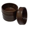 Brown Castor Cups 37mm Protect Wooden, Laminate, Tiled Floors and