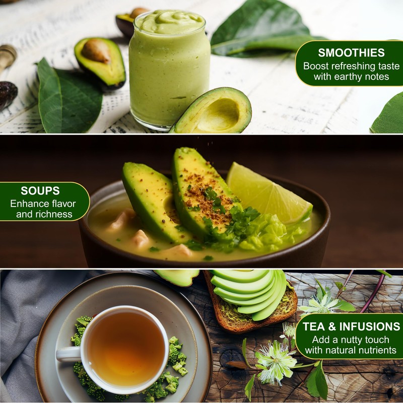 BOTAMONY Organic Avocado Seed Powder 7 oz, Pure Dehydrated Avocado