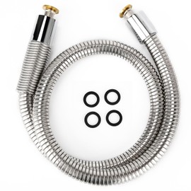 38" Commercial Sink Faucet Sprayer Hose,Stainless Steel Flexible Hose for Commercial Kitchen Sink Faucets,No Deformation Pre-rinse Sprayer Hose
