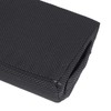 Under Desk Footrest Black Comfortable Relaxing Semi Circular Detachable Zipper