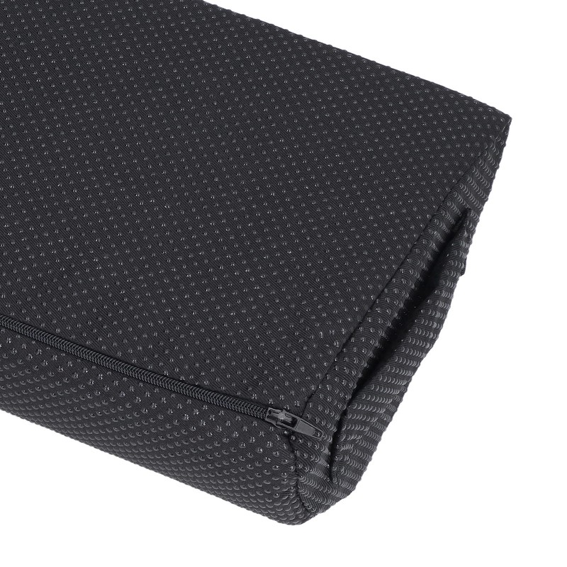 Under Desk Footrest Black Comfortable Relaxing Semi Circular Detachable Zipper