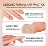 Uniqstore Adjustable Nail Art Fake Hand for Training and Display