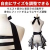 HAMILO Women's Frill Apron, Ribbon Tie, Adjustable Size, Length Approx.