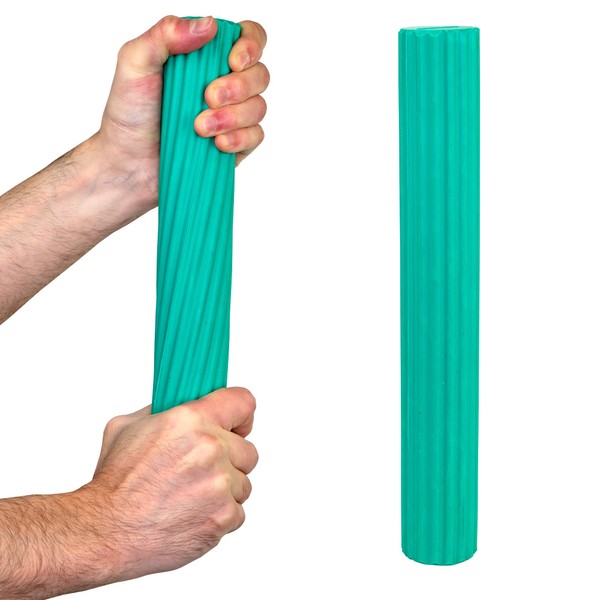 CanDo Twist-n' Bend Flexible Resistance Bars For Grip And Forearm Strengthening, Physical Therapy, Rehabilitation, Golf Training, Tennis Elbow, Injury Recovery, and Pain Relief
