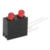 100Pcs 3mm Light Holder Dual Hole LED Diode Lamp with