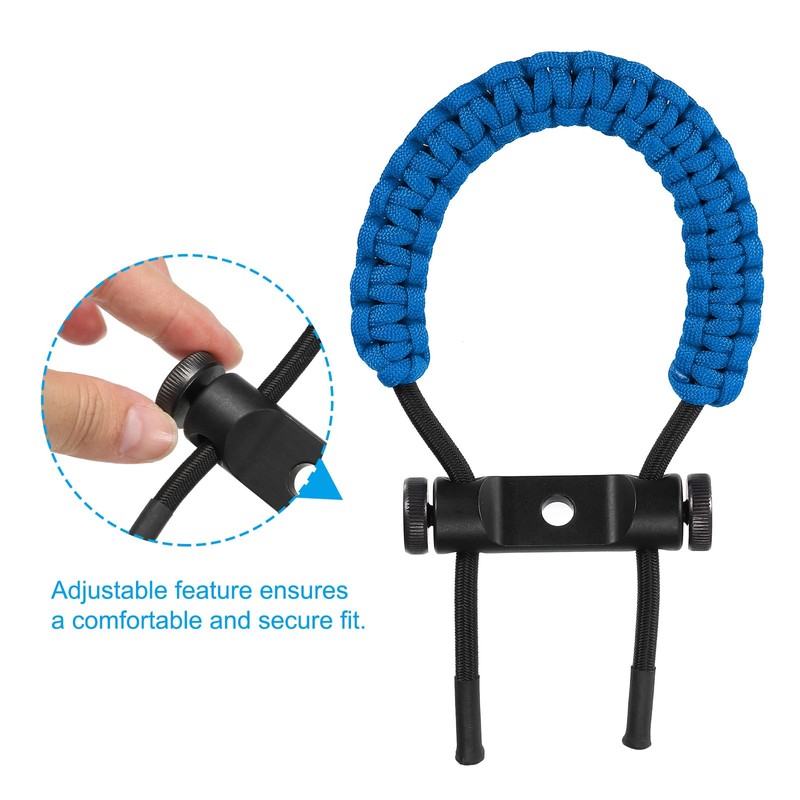 PATIKIL Archery Bow Wrist Sling, Adjustable Compound Braided Wrist Strap