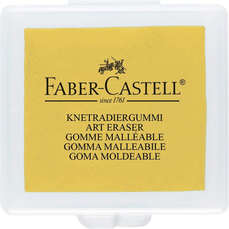 Faber-Castell - Art Eraser Eraser (Random Colour in Yellow, Red