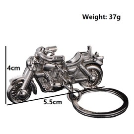 Motorrad Schlüsselanhänger für Männer, Silber Motorrad Schlüsselanhänger für Jungen, Biker Punk Schlüsselanhänger, 3D Motorrad Schlüsselanhänger, Nordic Wikinger Schlüsselanhänger, Zubehör