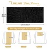 LOKUME 12 Pack Black Cheesecloth Table Runner 10ft Rustic Gauze