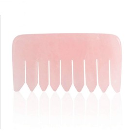 Piedra Gua Sha raspado masaje peine herramienta cuarzo rosa Gua Sha peine raspado peine para salud belleza relajante cuidado masaje piedra
