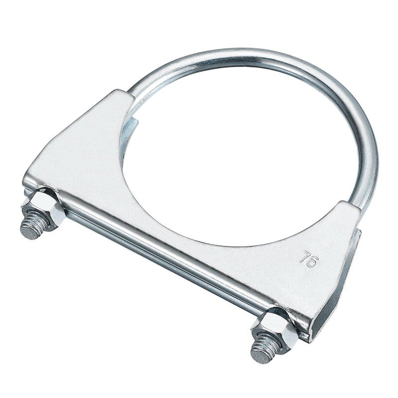 sourcing map Muffler U-Bolt Clamps for 76mm(3") Diameter Exhaust Tail