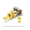 2pcs Metric Metal LP Guitar 3-Way Toggle Switch Knobs, M3.5