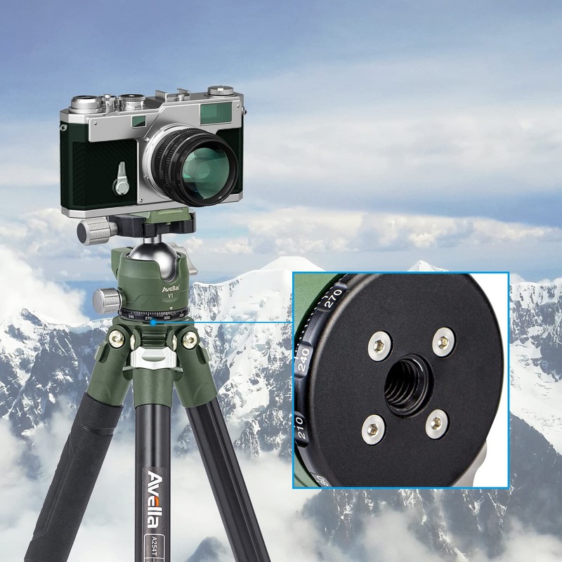 Avella V1 DSLR Camera Tripod Ball Head 38MM, 360 Degree