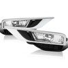 Spec-D Tuning Chrome Fog Lights + Switch Compatible with 2015-2016