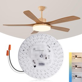 TobeBright 36W Ceiling Fan Light kit 6.69 inch 3200Lm, 3CCT 3000K/4000K/5000K Dimmable Ceiling Fan LED Light Replacement, Led Engine Retrofit Kit for Ceiling Light, Pendant, Lantern