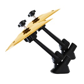 2 Pack Car Cymbal Air Vent Mounted, Golden – 14 cm Dia. Mini Drum Crash Cymbal for Endless Rhythmic Fun on the Road Music Lover Gift