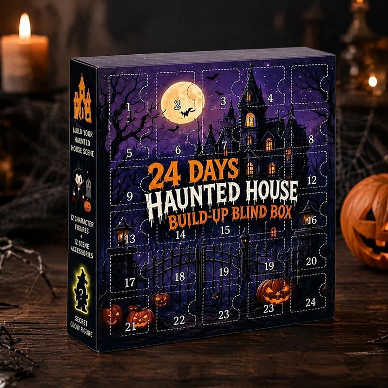 Calendario de Adviento Halloween 24 Días – Figuras Mini Escalofriantes