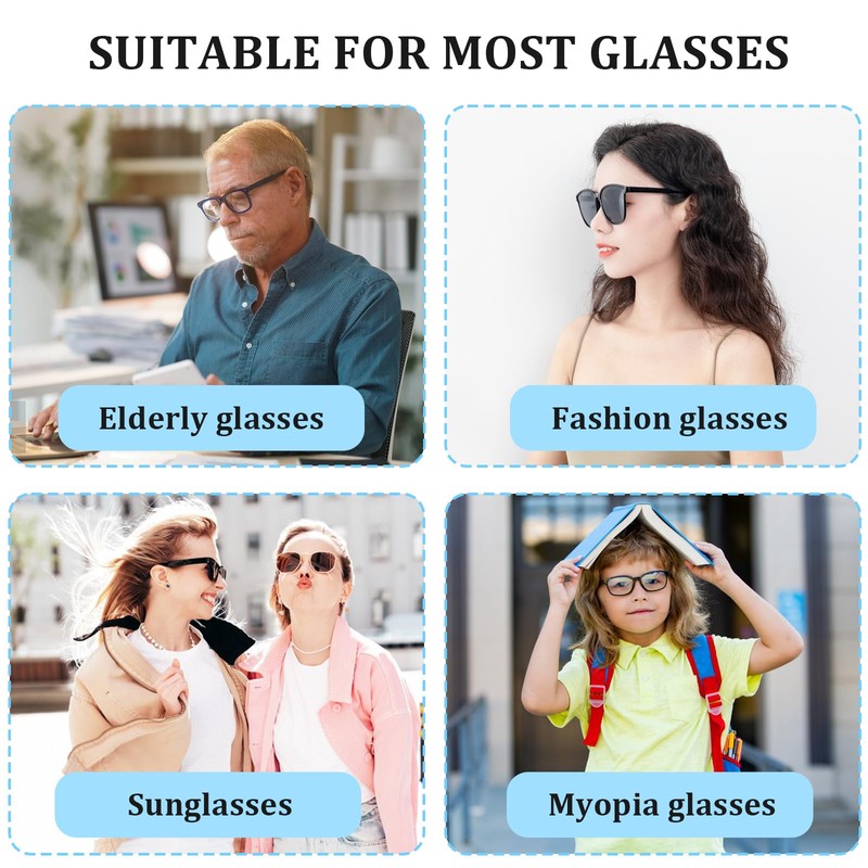 OWMOSYX 1 Pair Universal Glasses Arms Legs Replacement Eyeglass Repair
