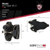 Safetech Hardware ViperX5-5 Two-Sided Gate Latch | Wrap Around Design