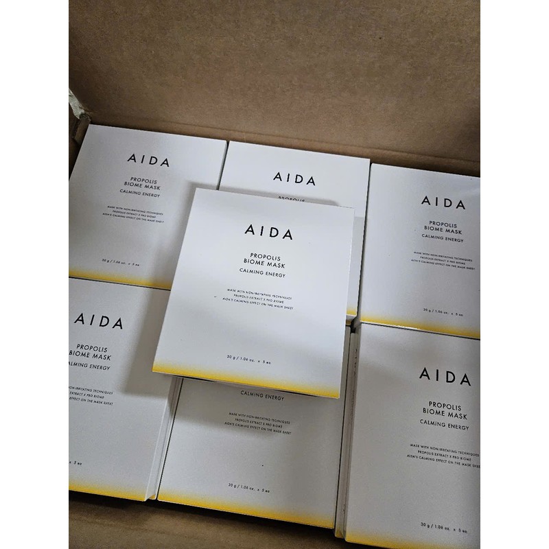Aida Propolis Biome Mask-Calming Energy 1box (5 sheets) - Aida