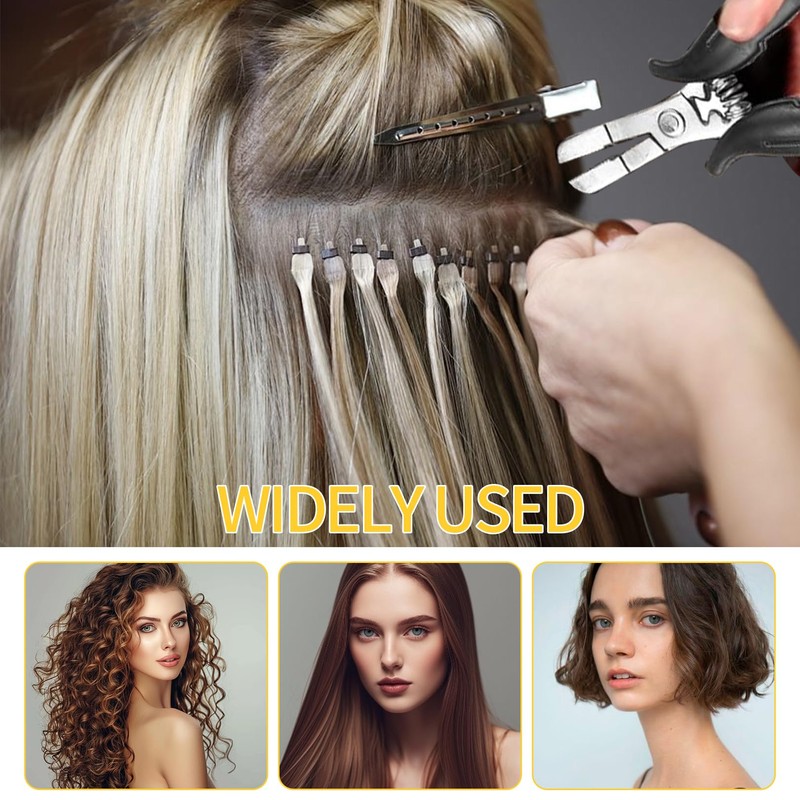 Bonding Remover for Extensions, Dreadlocks Extension, Extensions Remover Replacement Clips,