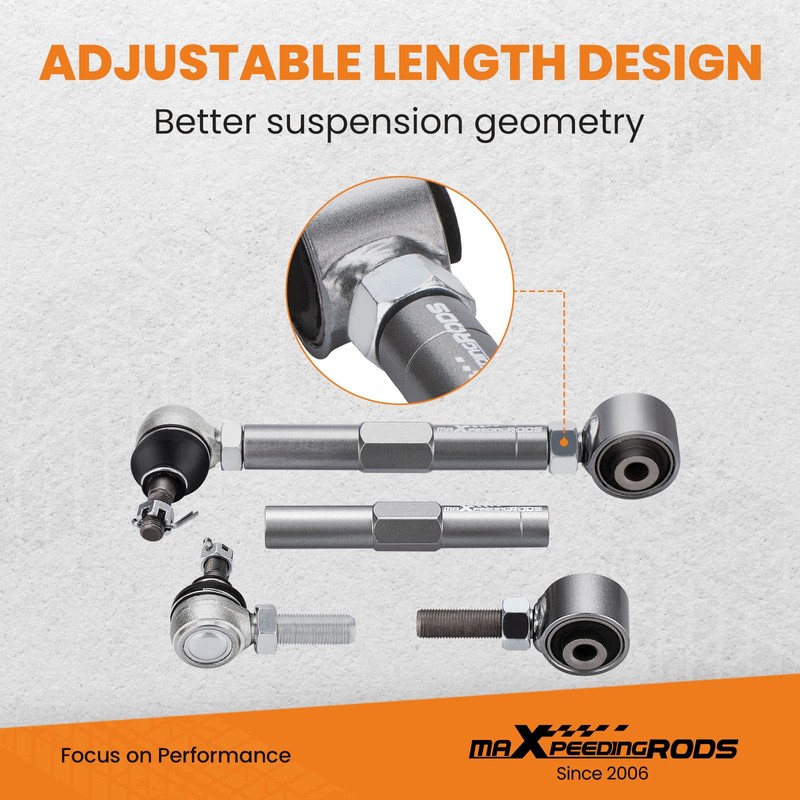 maXpeedingrods Adjustable Rear Toe Control Arm for Lexus IS300 GS300