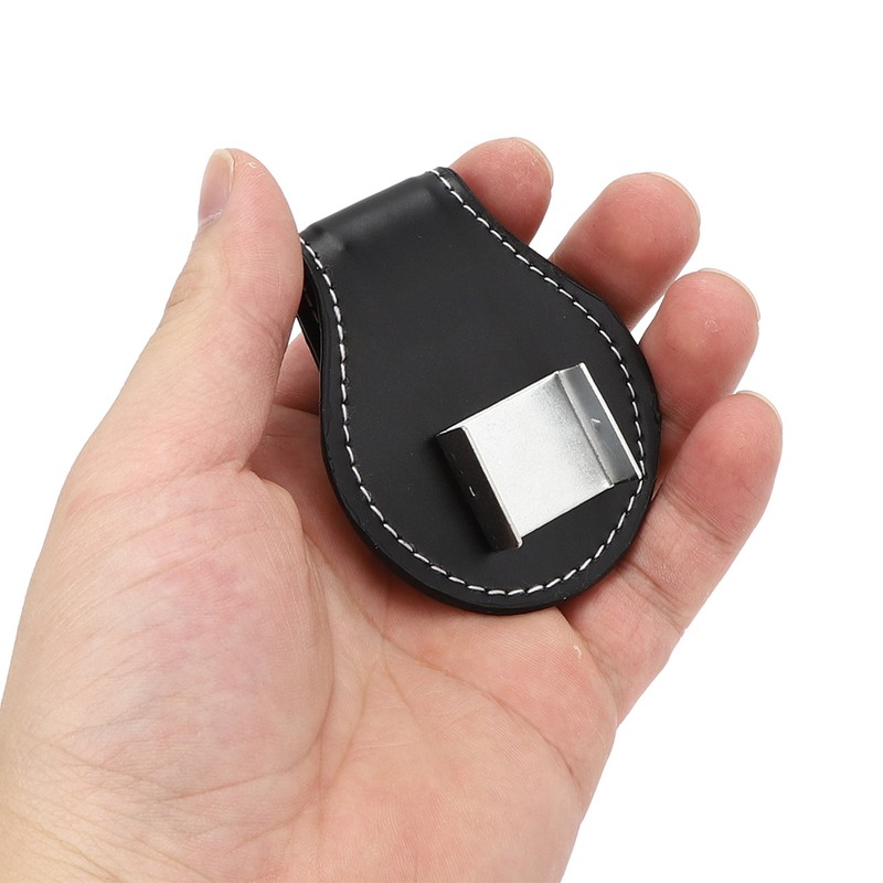 4PCS PU Leather Portable Compact Accurate Size Billiard Chalk Clip