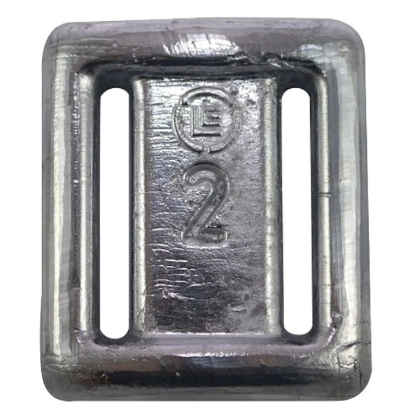 Palantic Scuba Choice Uncoated Hard Diving Weight, 2LB