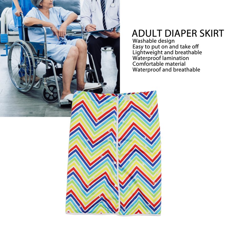 Wearable Incontinence Bed Pad for Adult Highly Absorbency Washable Fleece