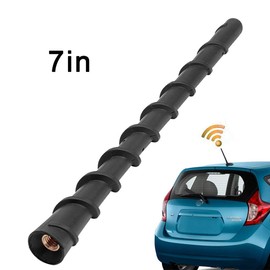 KSaAuto 7 Inch Spiral Antenna Compatible with Nissan 2008-2021,Rubber Antenna Replacement Mast OEM: 28215-8H700 / 28215JG40B / 282151FC0A / 282151FC0A / 282151FC0A / 282158H700 / CRCH-0035-TI