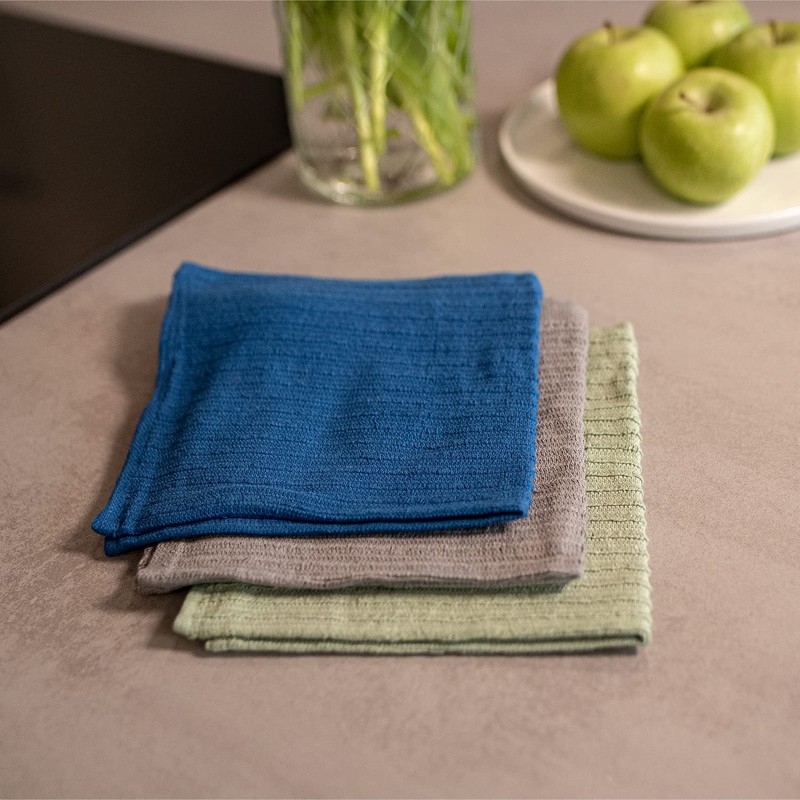 Sorbo Terry Dish Cloths, Kitchen Cleaning Cloths, Pack of 3