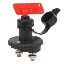 Battery Disconnect Switch On Off 2 Position 275A 12‑50V Rated 3/8inch Stud for Car RV ATV Boat