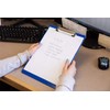 Plastic Clipboards (Set of 12) Multi Pack Clipboard (Blue) Strong