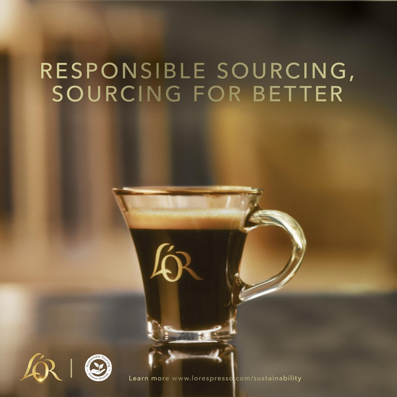 L'OR Espresso Colombia Coffee Beans 500G Intensity 8 100% Arabica