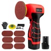 Cordless Electric Sander with 36PCS Sandpapers, 3500 RPM, 2000mAh Battery,