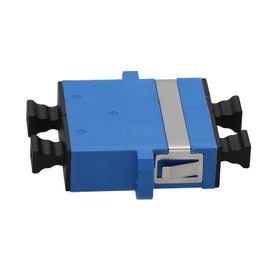 kenable SC SM Duplex Fibre Optic Patch Panel Mount Gland Coupler Single Mode DX Blue