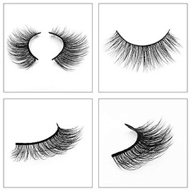 5 Pairs Mink Eyelashes Ultra Dense Stage Makeup Natural False Eyelashes Long Eyelashes Extensions Fake Eyelashes Handmade (G500)