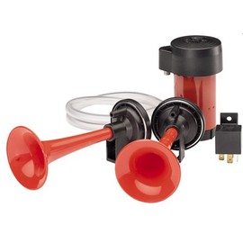 HELLA 003001651 2-Trumpet 12V Air Horn Kit