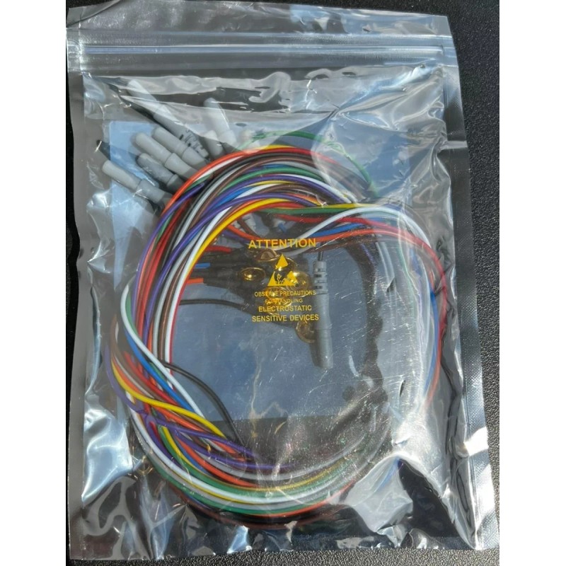 Ykdmed Electrodos De Copa De Oro Para Eeg (10 Piezas)